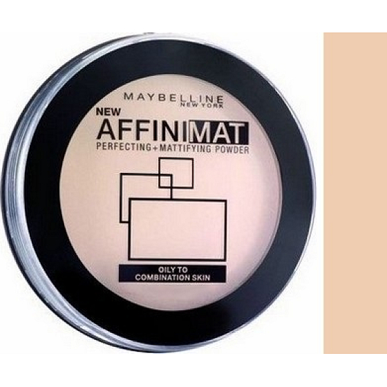 Maybelline Affinimat Perfecting & Mattifying Powder púder 30 Natural Beige 16 g