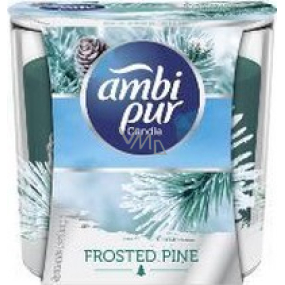 Ambi Pur Frosted Pine vonná sviečka v skle 100 g