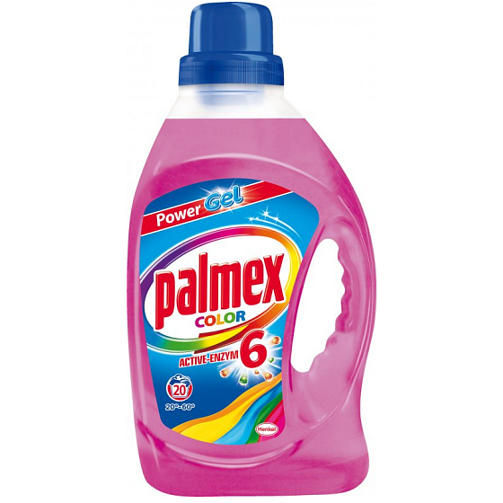 Palmex Active-Enzým 6 Color tekutý prací gél na farebné prádlo 20 dávok 1 l