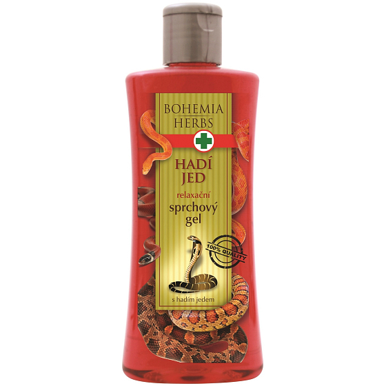 Bohemia Gifts Hadí jed sprchový gél so syntetickým hadím jedom 250 ml