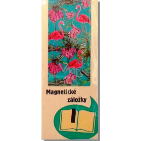 Albi Magnetická záložka do knižky Plameniaky 9 x 4,5 cm