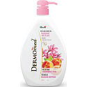 Dermomed Frangipani & White Peach sprchový gél dávkovač 1000 ml