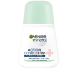 Garnier Mineral Action Control + Clinically Tested guličkový antiperspirant dezodorant roll-on pre ženy 50 ml