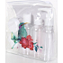 Albi Originál Cestovná sada fľaštičiek 3 x 80 ml + 2 nádobky + Ľadový medvedík puzdro - 15 cm x 15 cm x 4,5 cm