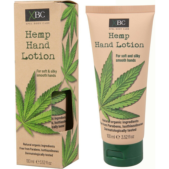 Xbc Hemp krém na ruky s konopným olejom 100 ml