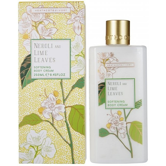 Heathcote & Ivory Neroli & Lime Leaves zjemňujúci krém na telo 250 ml