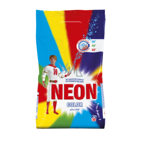 Neon Color Fresh prací prášok na pranie farebnej bielizne 50 dávok 3 kg