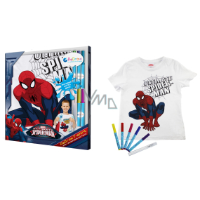 Marvel Spider Man ReDraw T-Shirt namaľuj si vlastné tričko, odporúčaný vek 3+