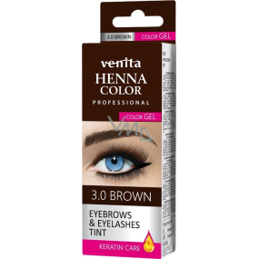Venita Henna Professional Gelová farba na obočie 3.0 Hnedá 15 g