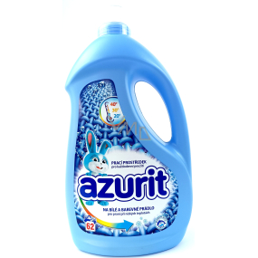 Azurit Univerzálny tekutý prací prostriedok na biele a farebné oblečenie na pranie pri nízkych teplotách 62 dávok 2480 ml