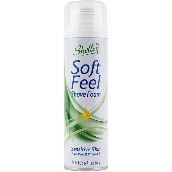 Shelley Soft Feel pena na holenie pre citlivú pleť pre ženy 200 ml