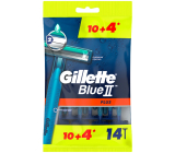 Gillette Blue II Plus jednorazové holiace strojčeky pre mužov vrecko 14 kusov