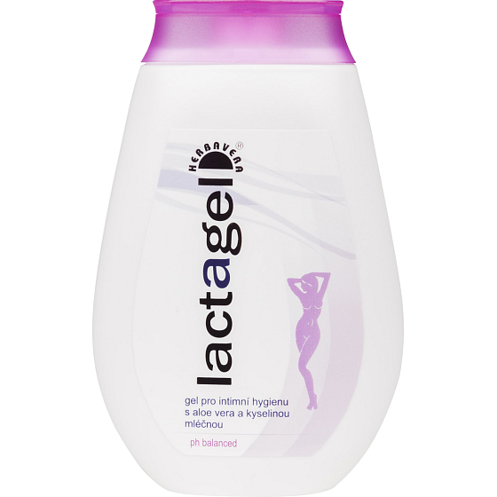 Herbavera Lactagel s Aloe Vera gél pre intimnú hygienu, 250 ml