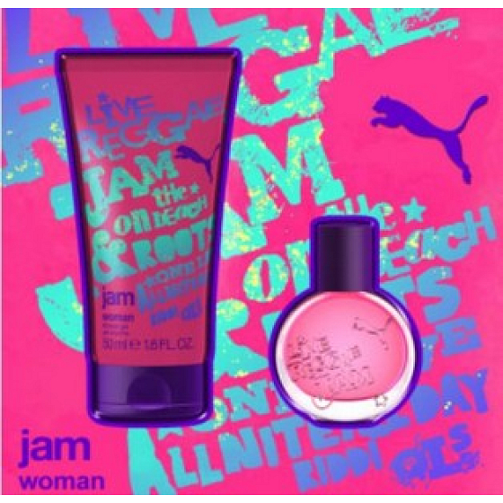 Puma Jam Woman toaletná voda 20 ml + sprchový gél 50 ml, darčeková sada