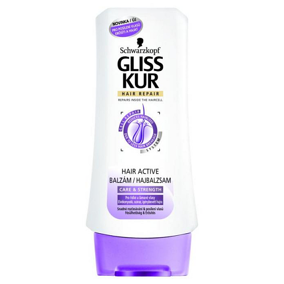 Gliss Kur Hair Active obmedzuje vypadávanie vlasov balzam na vlasy 200 ml