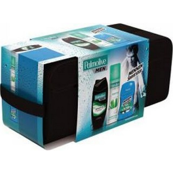 Palmolive Men sprchový gél 250 ml + pena 200 ml + deo stick 65 g + taška, kozmetická sada