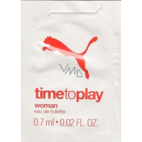 Puma Time To Play Woman toaletná voda 0,7 ml s rozprašovačom, vialka