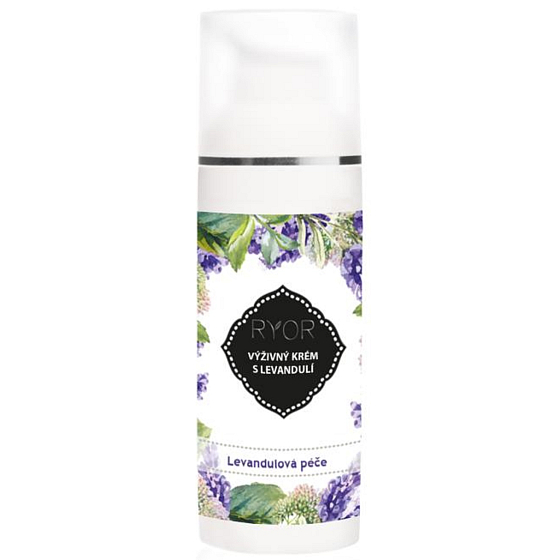 Ryor Levanduľa výživný pleťový krém 50 ml