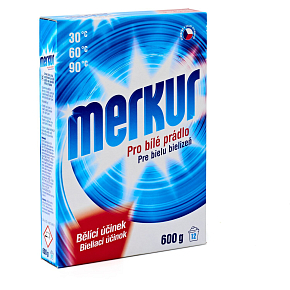 Merkur biela sila prací prášok pre biele, 600 g
