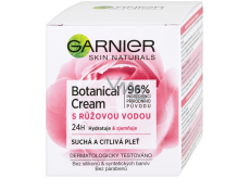 Garnier Skin Naturals Botanical Cream s ružovou vodou pleťový krém pre suchú a citlivú pleť 50 ml