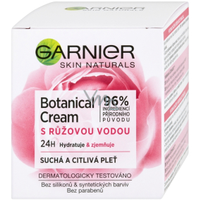 Garnier Skin Naturals Botanical Cream s ružovou vodou pleťový krém pre suchú a citlivú pleť 50 ml