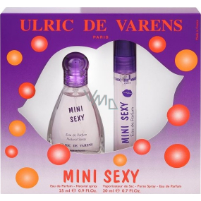 Ulric de Varens Mini Sexy toaletná voda pre ženy 25 ml + toaletná voda do kabelky 20 ml, darčeková sada