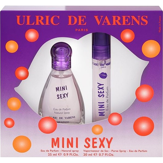 Ulric de Varens Mini Sexy toaletná voda pre ženy 25 ml + toaletná voda do kabelky 20 ml, darčeková sada