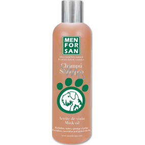 MenForSan Norkový olej prírodné ochranný šampón pre psov 300 ml