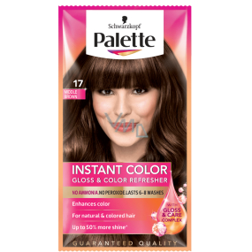 Palette Instant Color postupne zmývateľná farba na vlasy 17 Stredne hnedý 25 ml