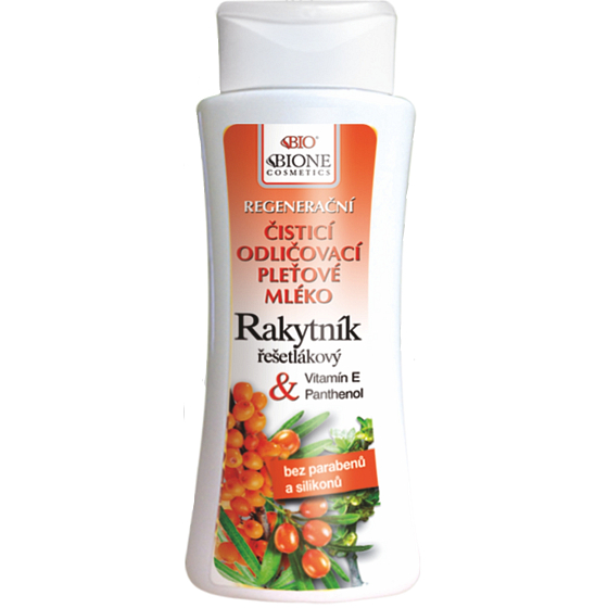 Bion Cosmetics Rakytník regeneračné odličovacie pleťové mlieko 255 ml
