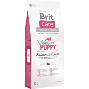 Brit Care Grain-free Junior Losos a zemiaky superprémiové krmivo pre šteňatá a mladých psov 12 kg