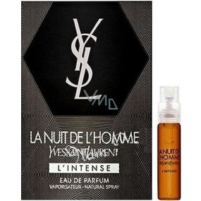 Yves Saint Laurent La Nuit de L Homme L Intense toaletná voda pre mužov 1,2 ml s rozprašovačom, vialka