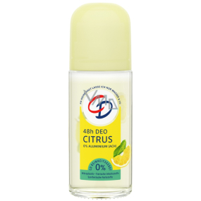 CD Citrus a Lipový guľôčkový antiperspirant dezodorant roll-on pre ženy 50 ml