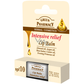 Green Pharmacy Intensive Relief 5 Oils Intenzívna úľava výživný balzam na pery s piatimi olejmi 3,6 g