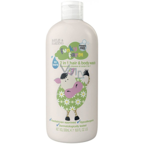 Baylis & Harding Kids Funky Farm 2v1 šampón a sprchový gél pre deti 500 ml