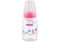 Baby Farlin Dojčenská fľaša štandardnej 0+ mesiacov ružová 140 ml AB-41011 G