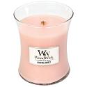 WoodWick Coastal Sunset - Západ slnka na pobreží vonná sviečka s dreveným knôtom a viečkom sklo stredná 275 g