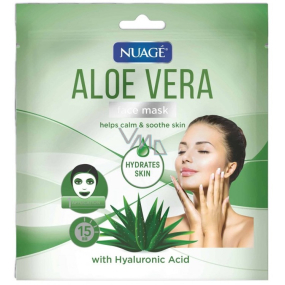 Nuage Aloe Vera a Kyselinou hyalurónová 15 minútová hydratačná pleťová maska 1 kus