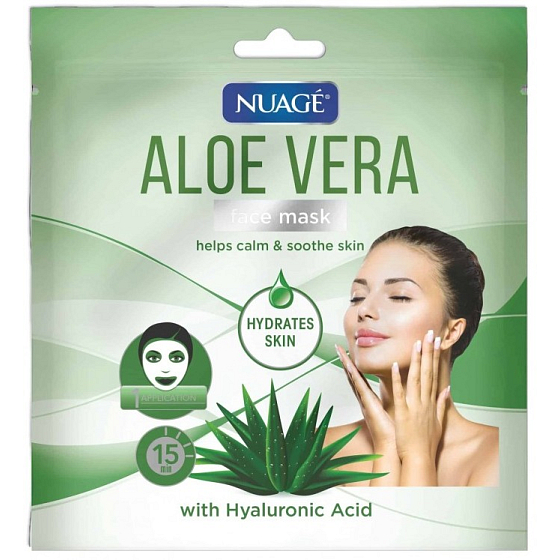Nuage Aloe Vera a Kyselinou hyalurónová 15 minútová hydratačná pleťová maska 1 kus