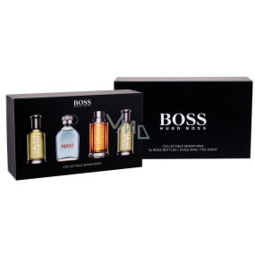 Hugo Boss Boss No.6 toaletných vôd pre mužov 2 x 5 ml + toaletná voda Hugo 5 ml + toaletná voda Boss The Scent 5 ml, darčeková súprava
