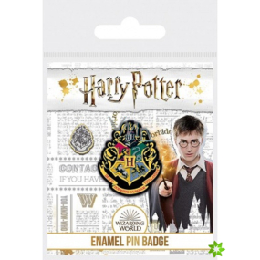 Epee Merch Harry Potter - Smaltovaný odznak Bradavice 3 x 2,5 cm