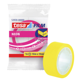 Tesa Tesafilm Lepiaca páska neónová ružová/žltá 10 m x 19 mm 1 rolka