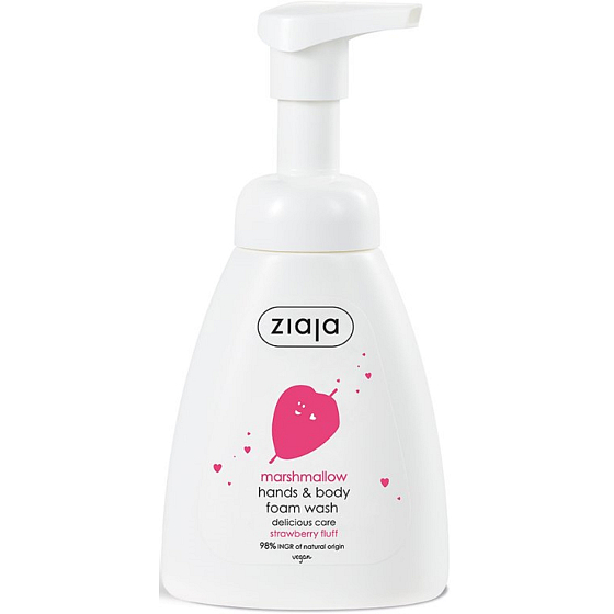 Ziaja Marshmallow penové mydlo na ruky a telo 250 ml