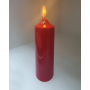 Home Decor Červená LED sviečka HD-104 17 cm