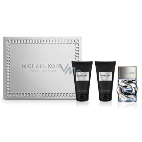 Michael Kors Pour Homme parfumovaná voda 50 ml + balzam po holení 50 ml + sprchový gél 50 ml, darčeková sada pre mužov