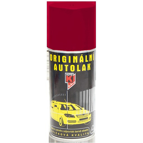 Kwasny Auto-K Color Škoda, originálny autolak v spreji, 8150 červeň tornado, 150 ml