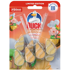 Duck WC záves Active Clean Duo Mango, 2x 36 g