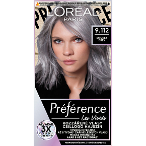 L'oreal Paris Préférence Vivid Colors farba na vlasy, Smokey Grey 9.112