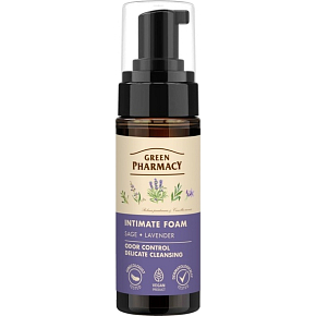 Green Pharmacy Pěna na intimnú hygienu s levanduľou a šalviou, 150 ml
