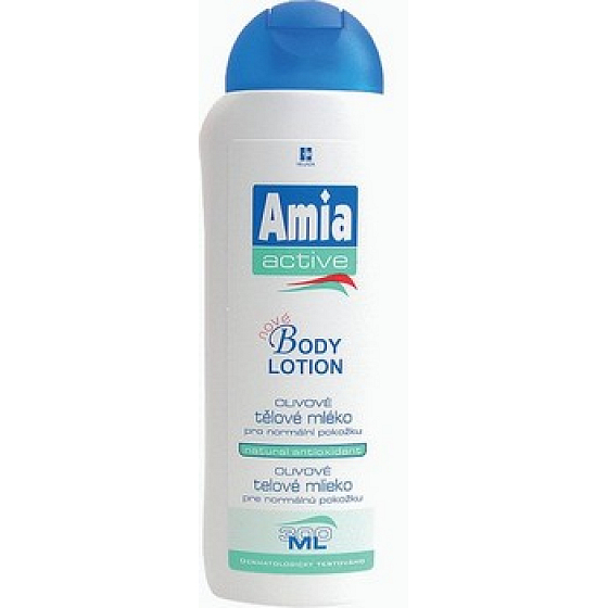 Amia Active olivové telové mlieko pre normálnu pokožku 300 ml